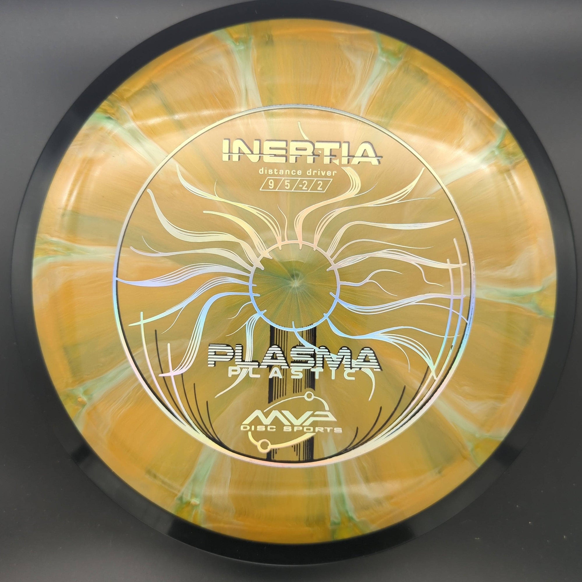 MVP Distance Driver Orange/Green/Grey 173g Plasma Inertia