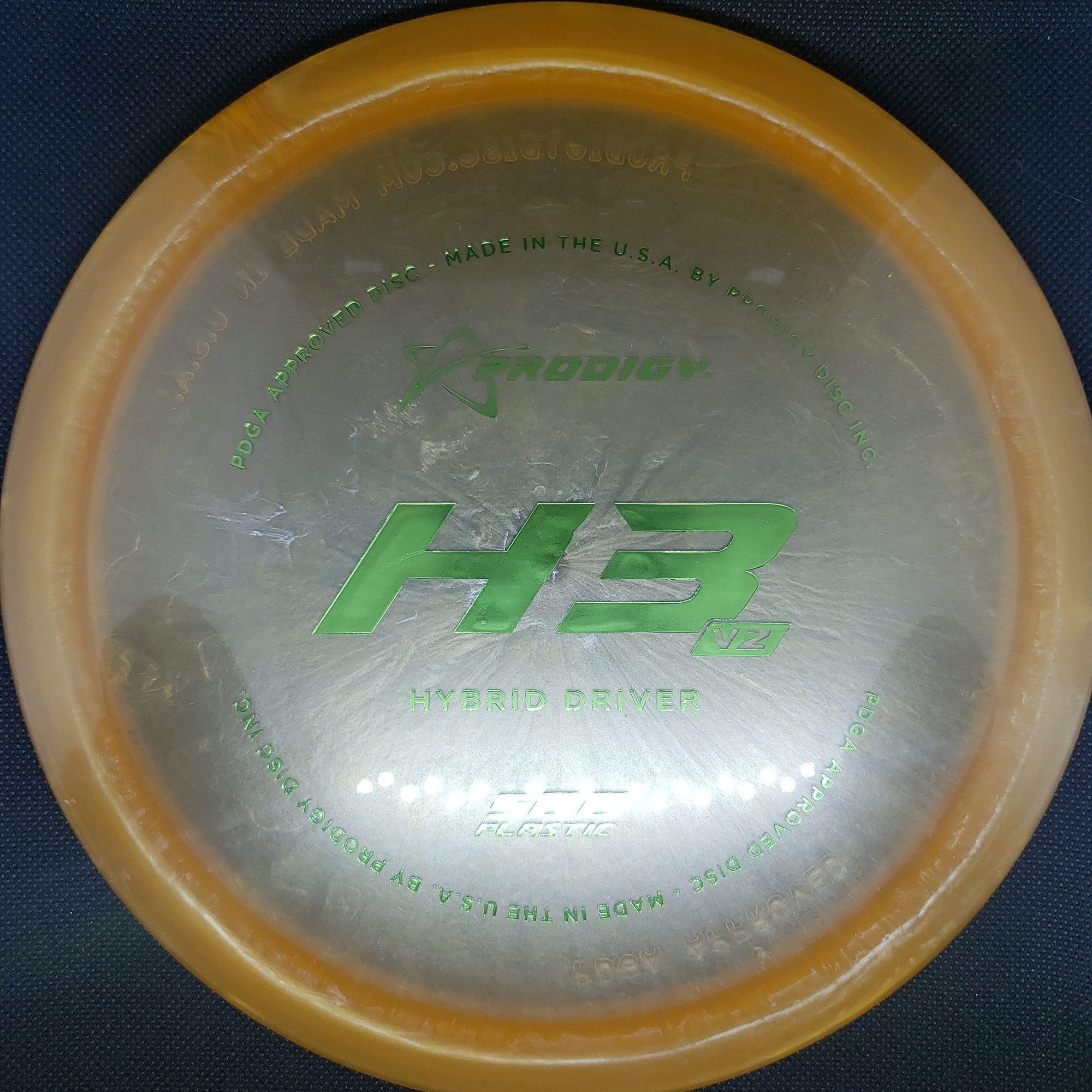 Prodigy Distance Driver Orange Green Stamp 174g H3v2 500 Plastic