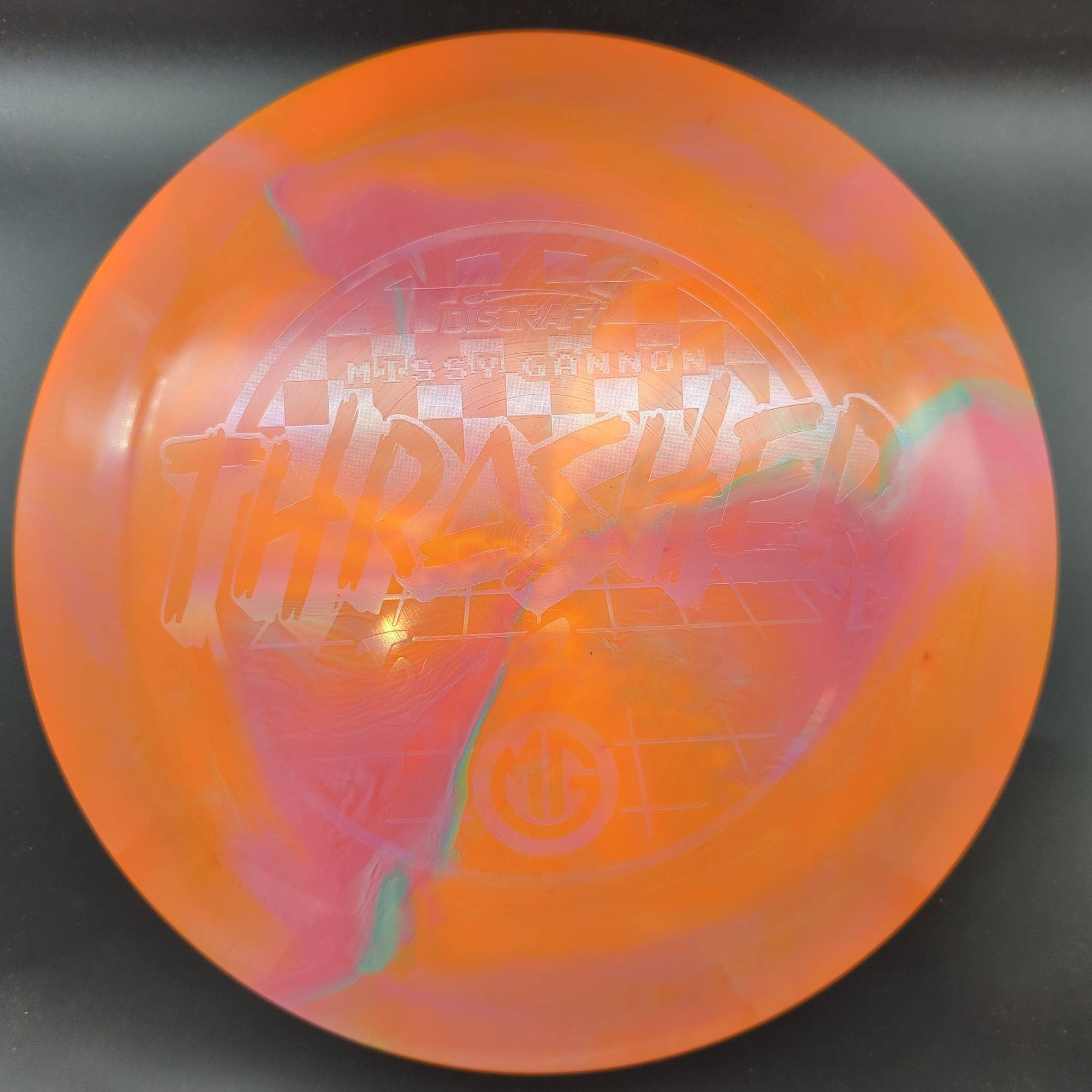 Discraft Distance Driver Orange Pink Swirl Ghost Stamp 174g Thrasher, ESP Swirl, Missy Gannon, Tour Series, 2022