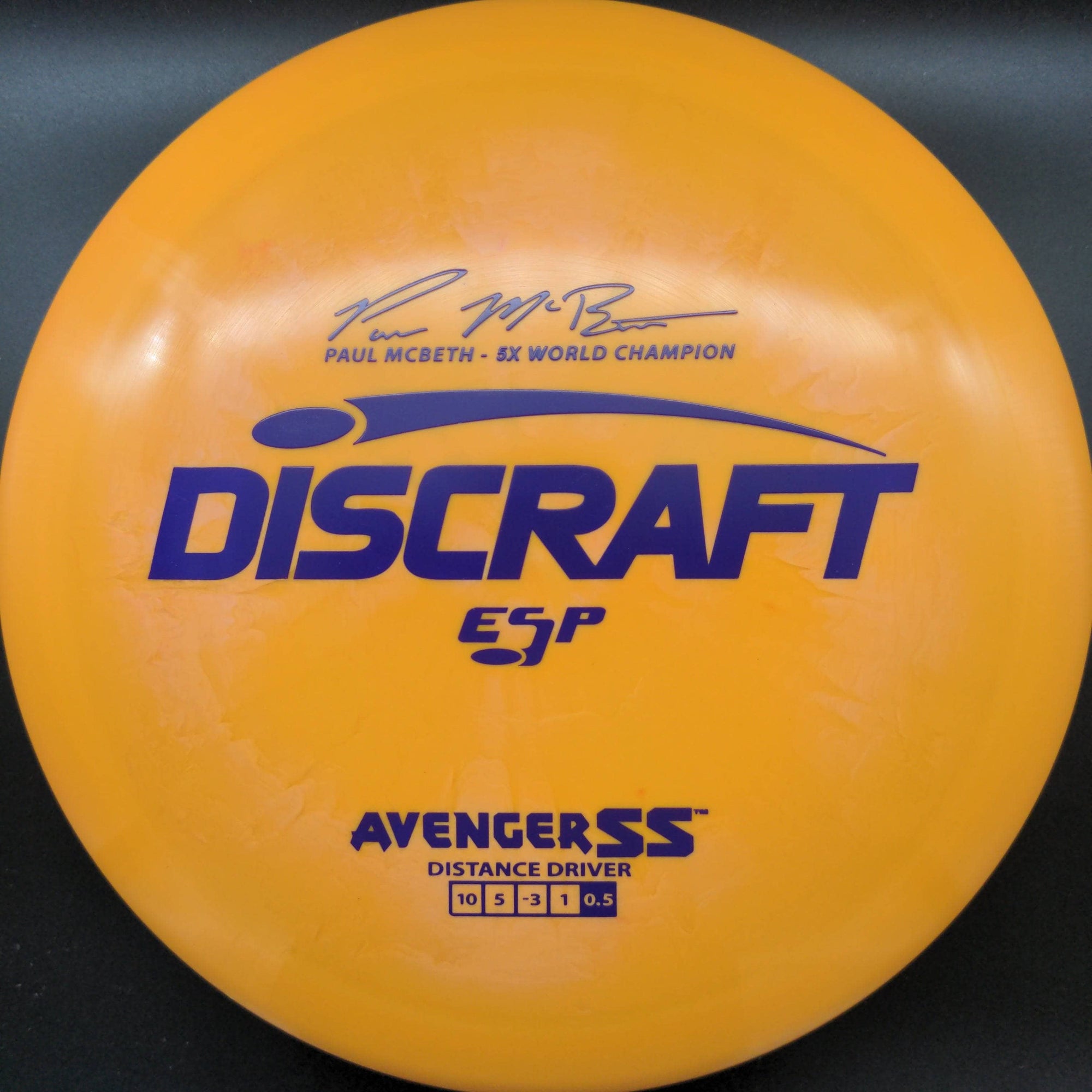 Discraft Distance Driver Orange Purple Stamp 174g Avenger SS, ESP Paul McBeth