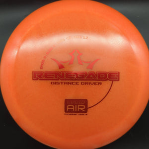 Dynamic Discs Distance Driver Orange Red Stamp 159g Renegade, Lucid Air Plastic