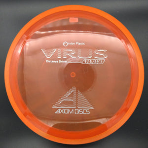 MVP Distance Driver Orange Rim Red Plate 173g Proton Virus
