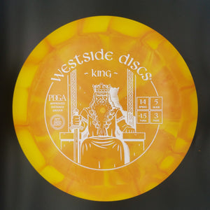 Westside Discs Distance Driver Orange White Stamp 173g 2 King, Origio Burst Plastic
