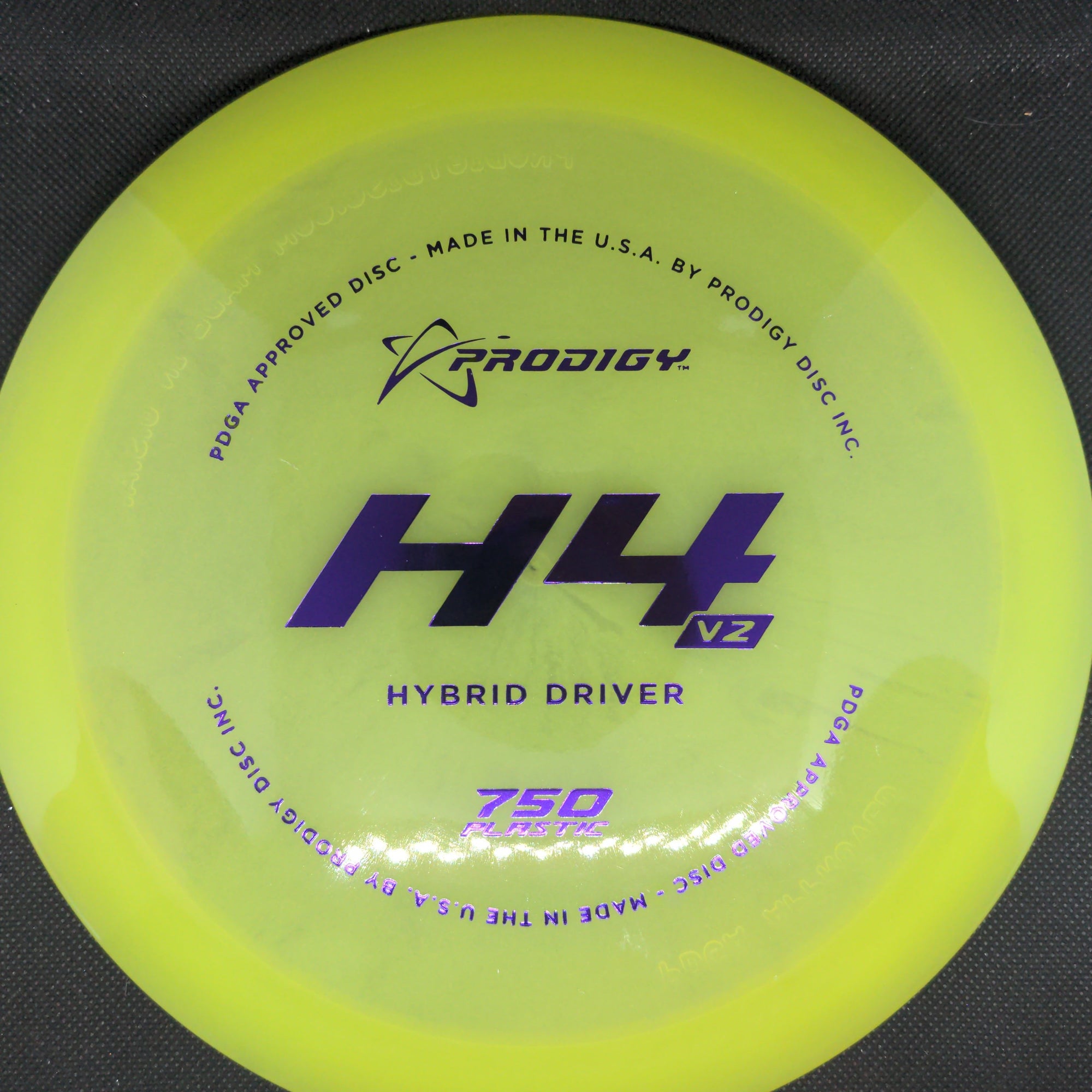 Prodigy Distance Driver Pale Green Purple Stamp 174g H4 V2 750