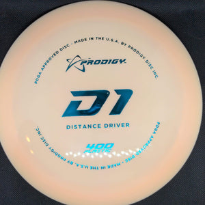 Prodigy Distance Driver Peach Teal Stamp 172g D1 -  400 Plastic