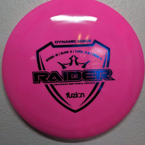 Dynamic Discs Distance Driver Pink Blue Stamp 173g Fuzion Raider