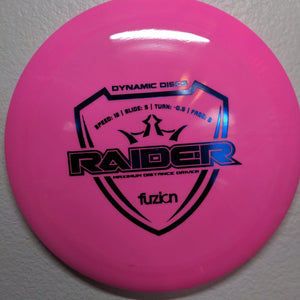 Dynamic Discs Distance Driver Pink Blue Stamp 174g Fuzion Raider