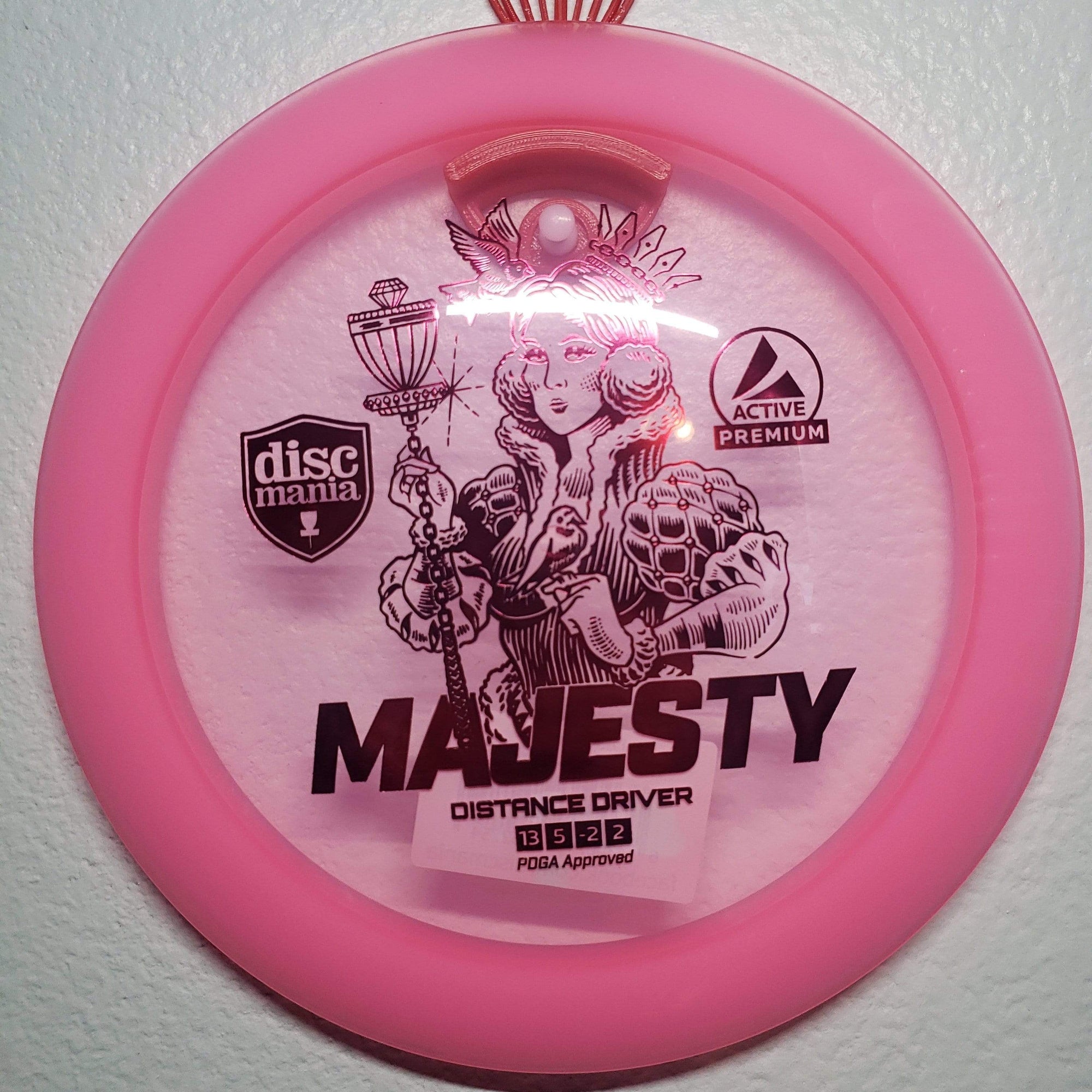 Discmania Distance Driver Pink Foil Stamp 171g Active Premium Majesty