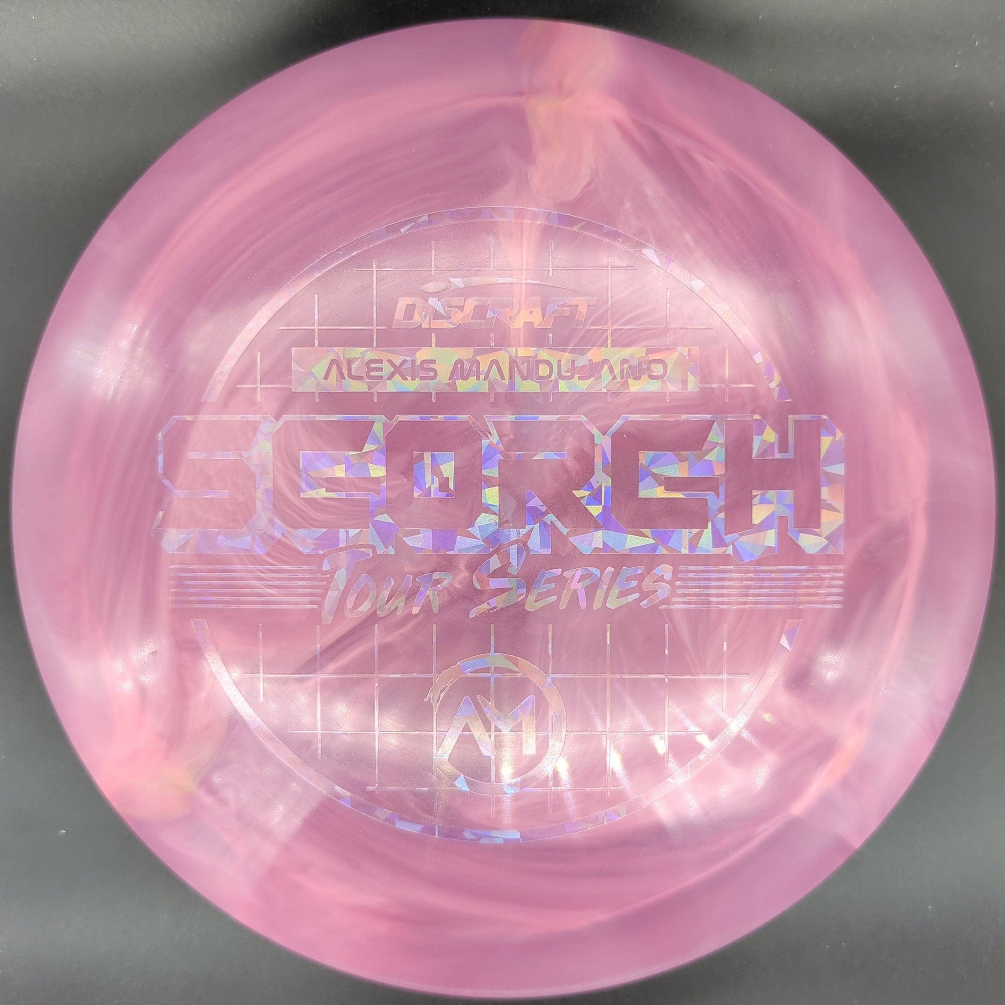 Discraft Distance Driver Pink Ghost Stamp 172g Scorch, ESP, Alexis Mandujano Tour Series, 2022
