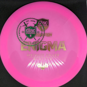 Discmania Distance Driver Pink Gold Stamp Green Sword Stamp 173g Discmania Neo Enigma