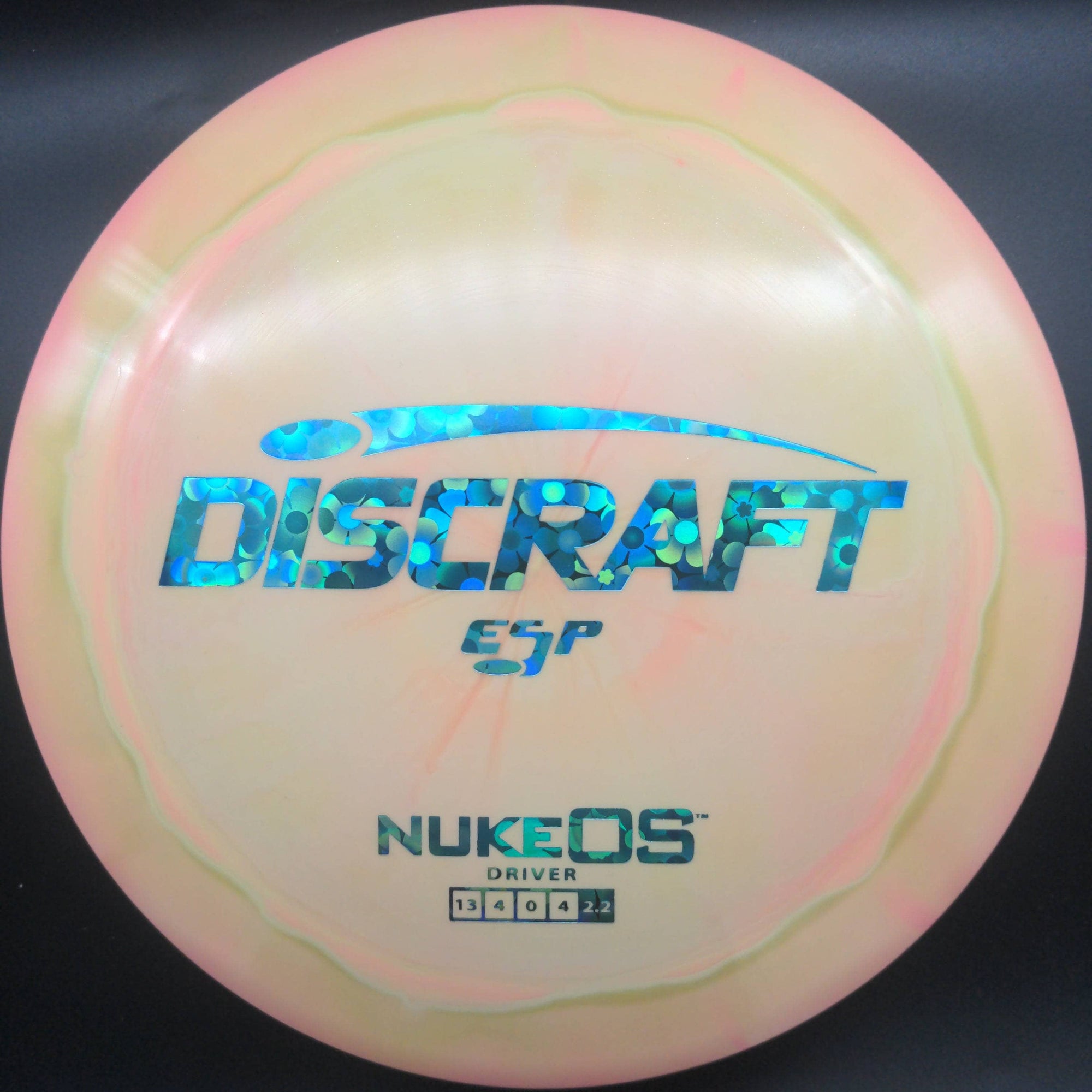 Discraft Distance Driver Pink/Green Blue Flower Stamp 174g Nuke OS, ESP