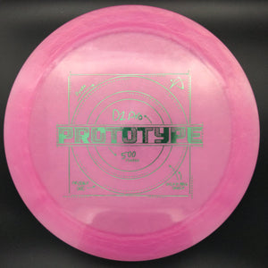 Prodigy Distance Driver Pink Green Stamp 174g D2 Pro, 500, Prototype