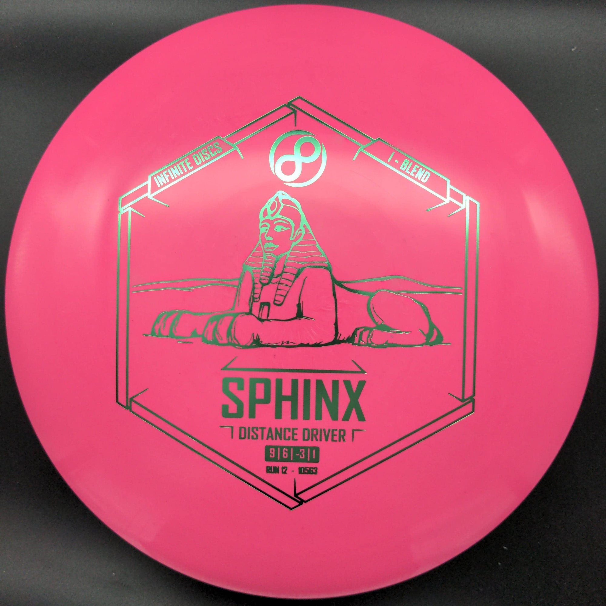 Infinite Discs Distance Driver Pink Green Stamp 175g Sphinx, I - Blend
