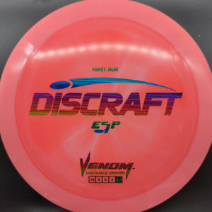 Discraft Distance Driver Pink Halo /Red Rainbow Line Stamp 169g Venom, ESP, First Run