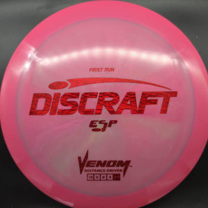 Discraft Distance Driver Pink Halo Rim Red Line Stamp 174g Venom, ESP, First Run
