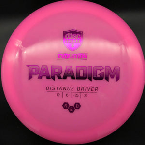 Discmania Distance Driver Pink Purple Stamp 175g 3 Paradigm, Neo Plastic