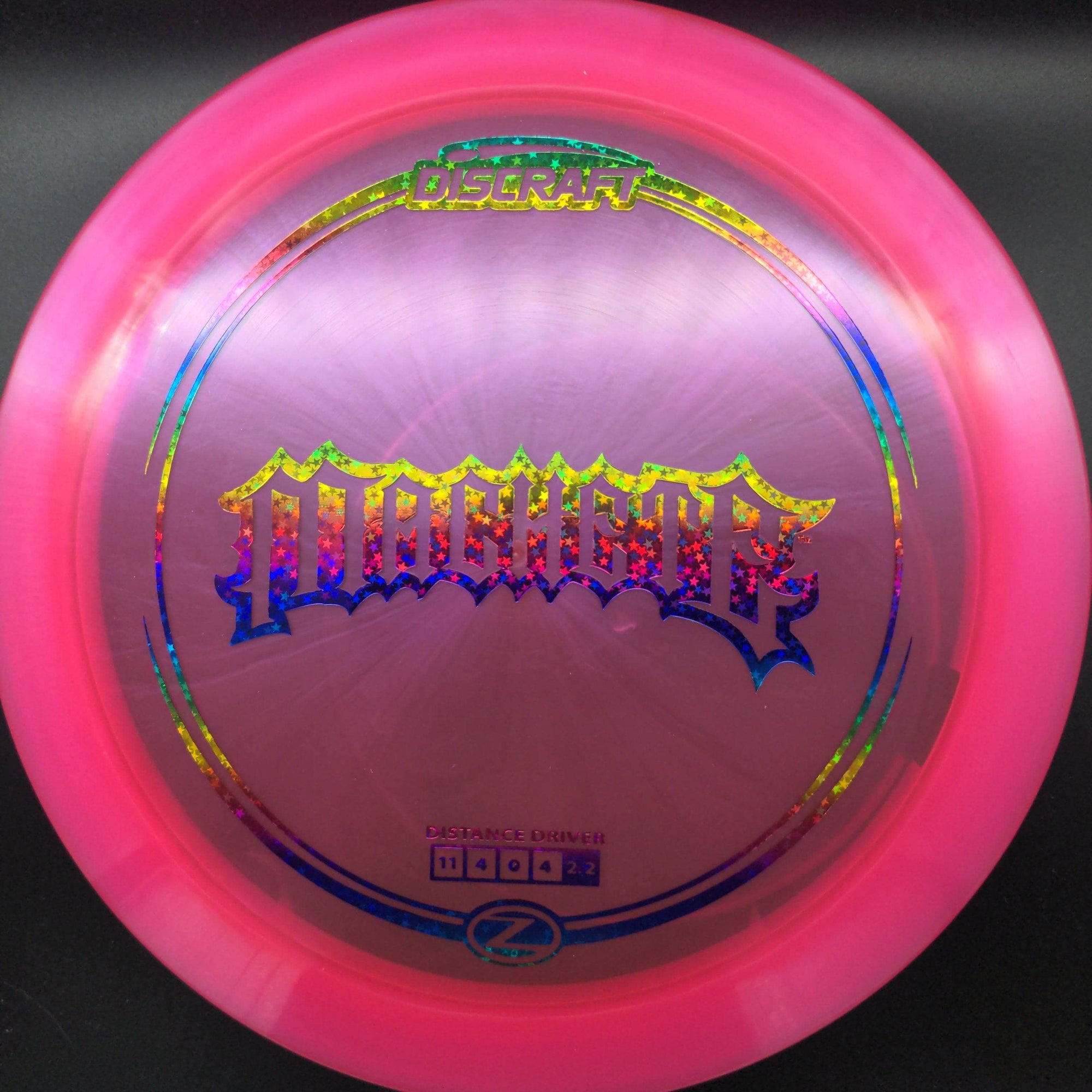 Discraft Distance Driver Pink Rainbow Star Stamp 174g Machete, Z Line