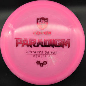 Discmania Distance Driver Pink Red Stamp 171g 2 Paradigm, Neo Plastic