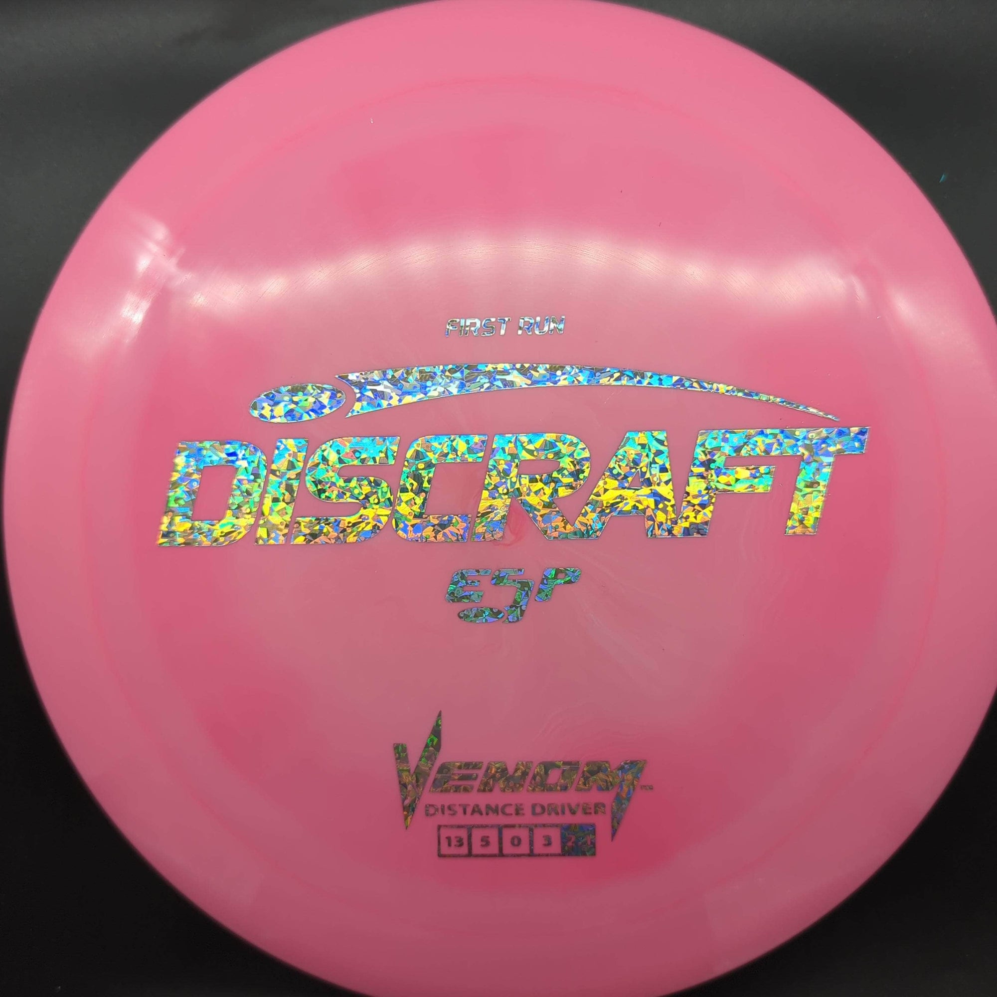 Discraft Distance Driver Pink Shatter Silver Stamp 174g Venom, ESP, First Run