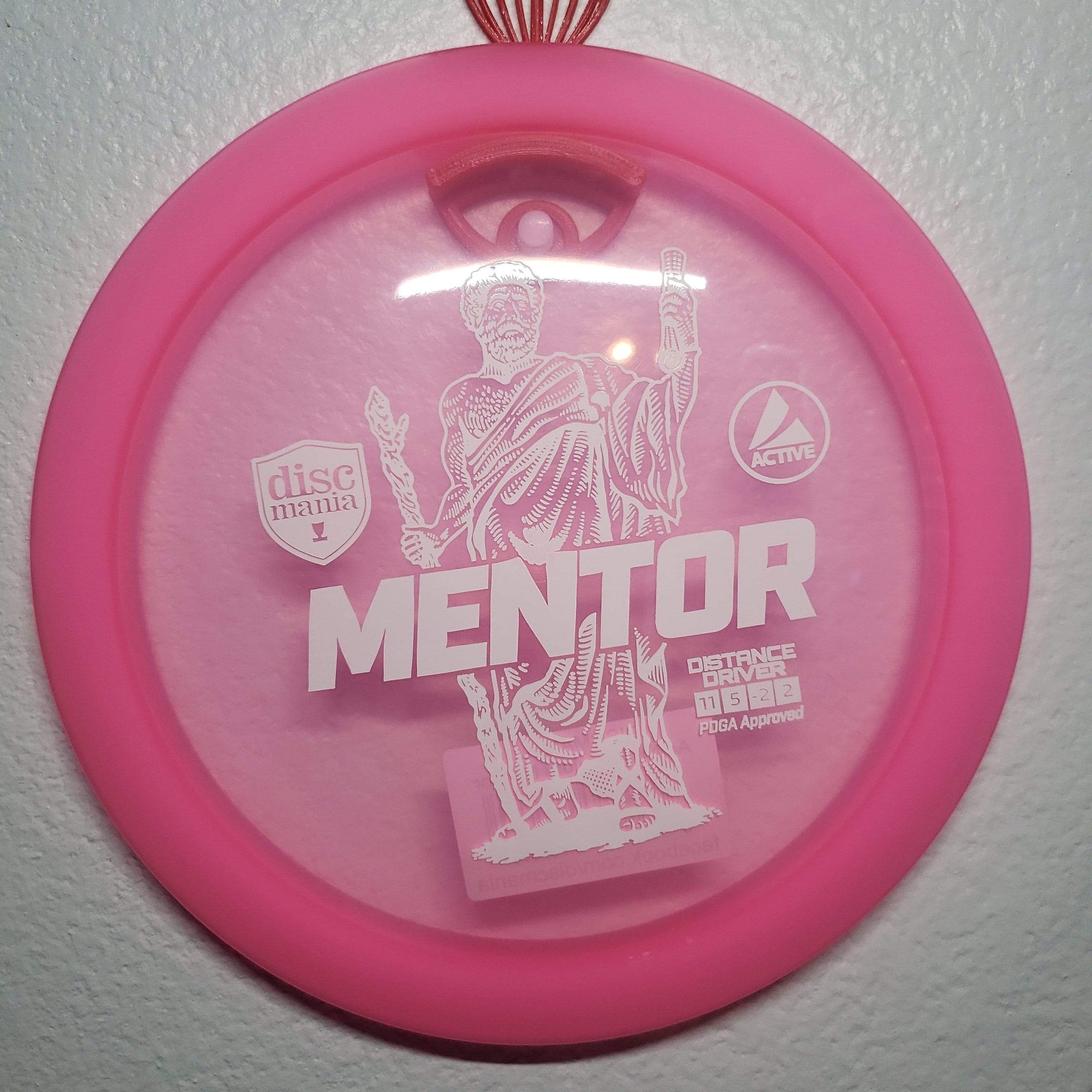 Discmania Distance Driver Pink White Stamp 173g Active Premium Mentor