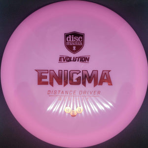 Discmania Distance Driver Pink With Red Foil Stamp 173g Discmania Neo Enigma