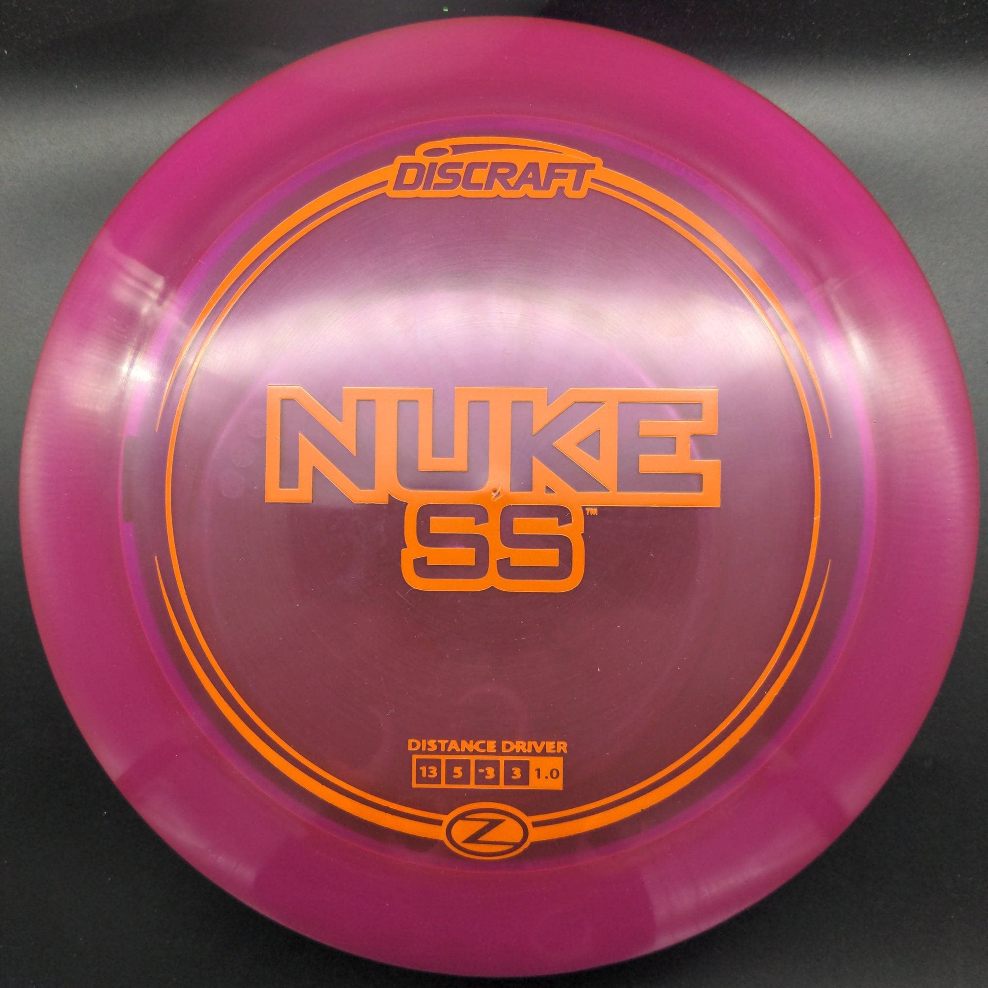 Discraft Distance Driver Purple Orange Stamp 174g Nuke SS, Z Line