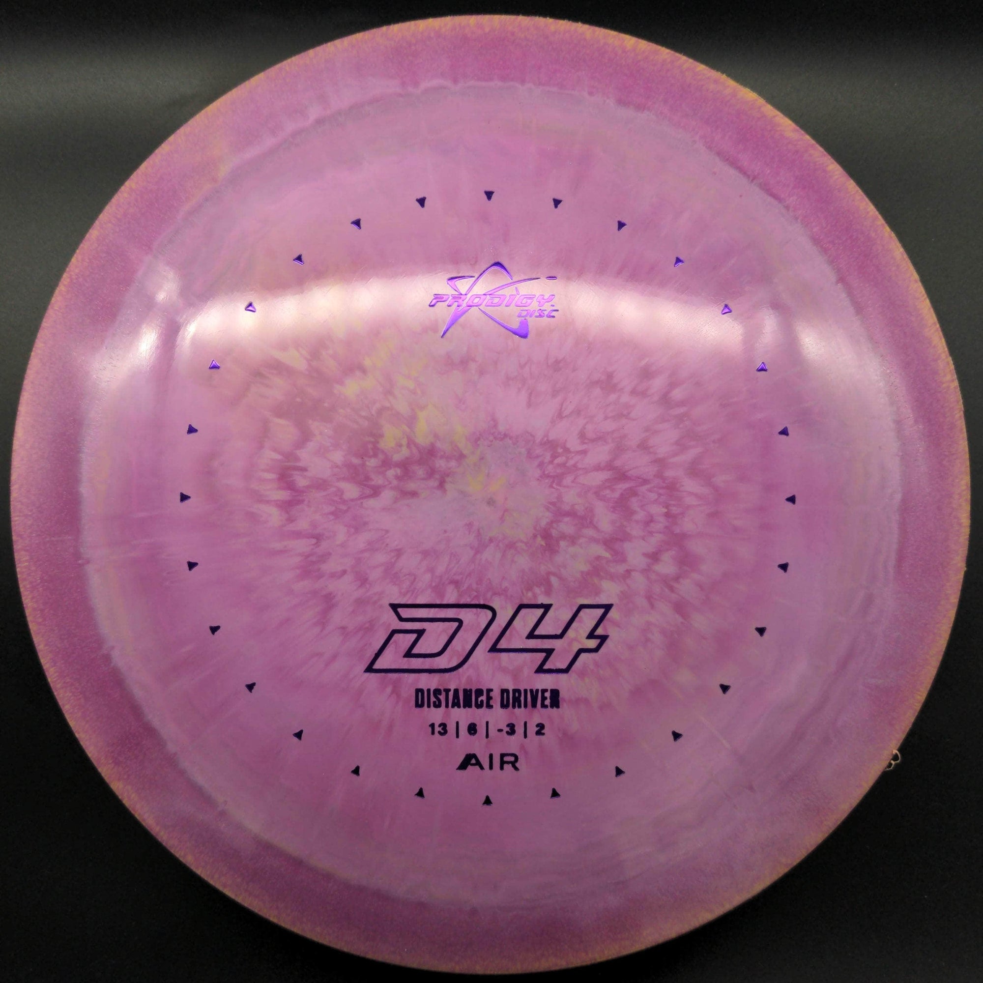 Prodigy Distance Driver Purple/Pink Purple Stamp 155g D4 - AIR Spectrum Plastic