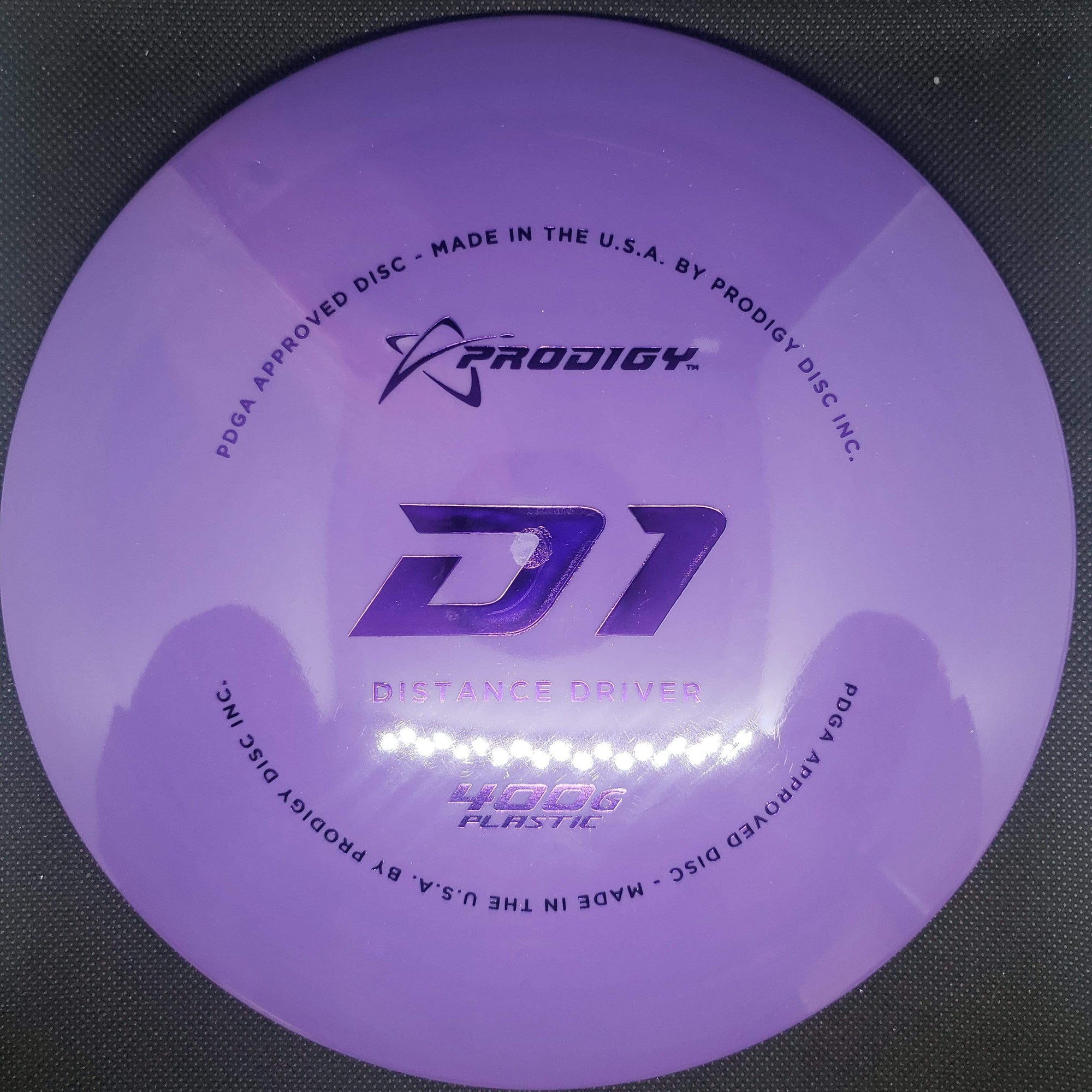 Prodigy Distance Driver Purple Purple Stamp 174g D1, 400G Plastic
