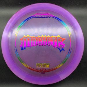 Discraft Distance Driver Purple Rainbow Stamp 173g Machete, Z Line