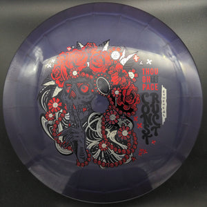 Thought Space Athletics Distance Driver Purple Red/Silver Stamp 175g Construct, Ethereal Plastic