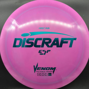 Discraft Distance Driver Purple Teal Stamp 174g Venom, ESP, First Run