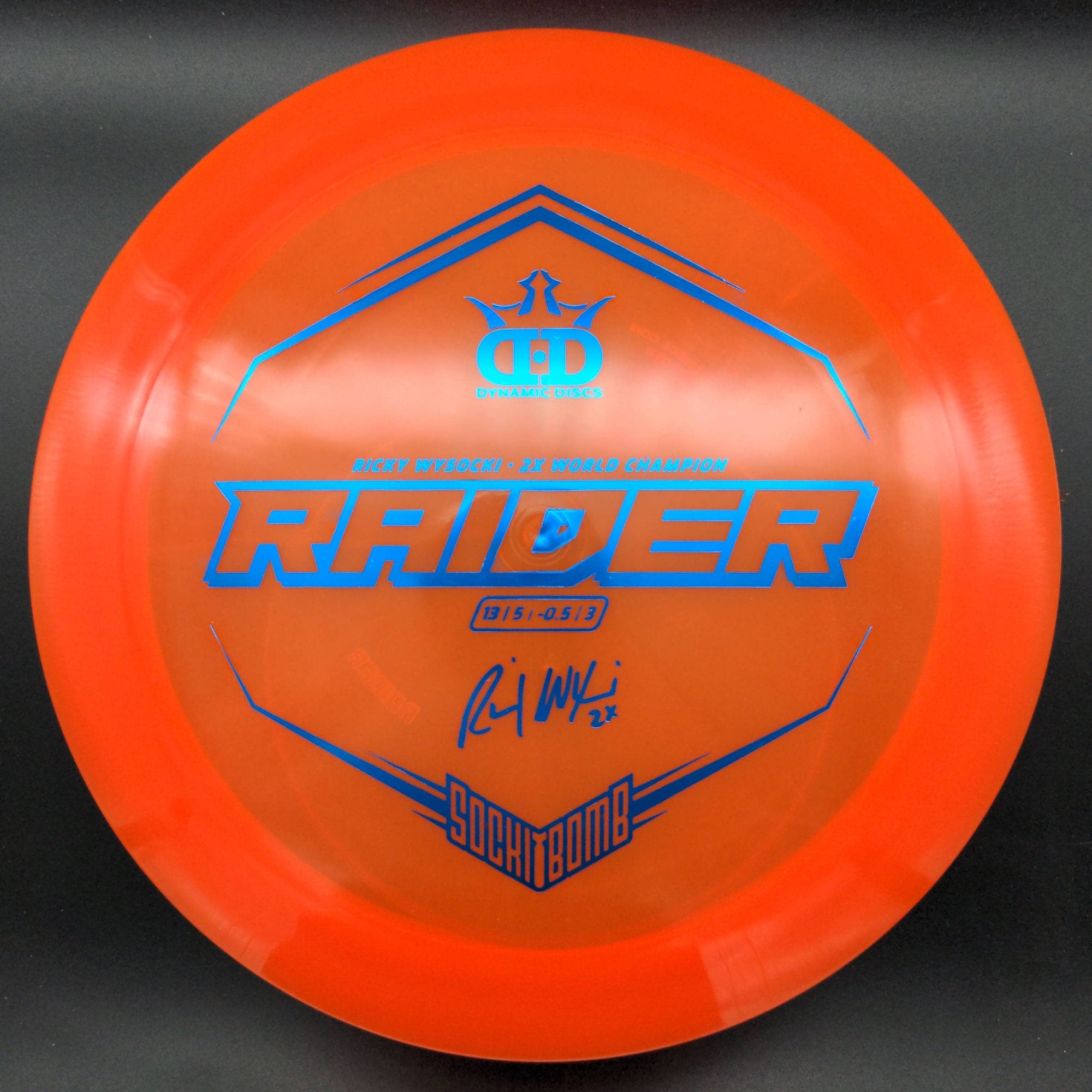 Dynamic Discs Distance Driver Raider, Lucid, Ricky Wysocki