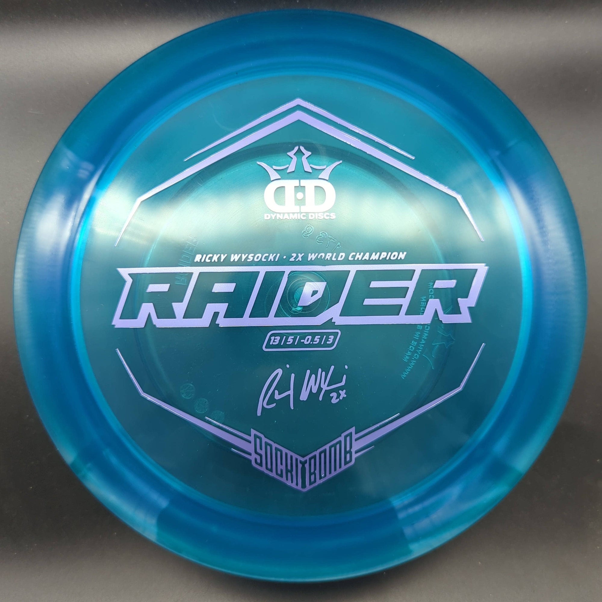 Dynamic Discs Distance Driver Raider, Lucid, Ricky Wysocki