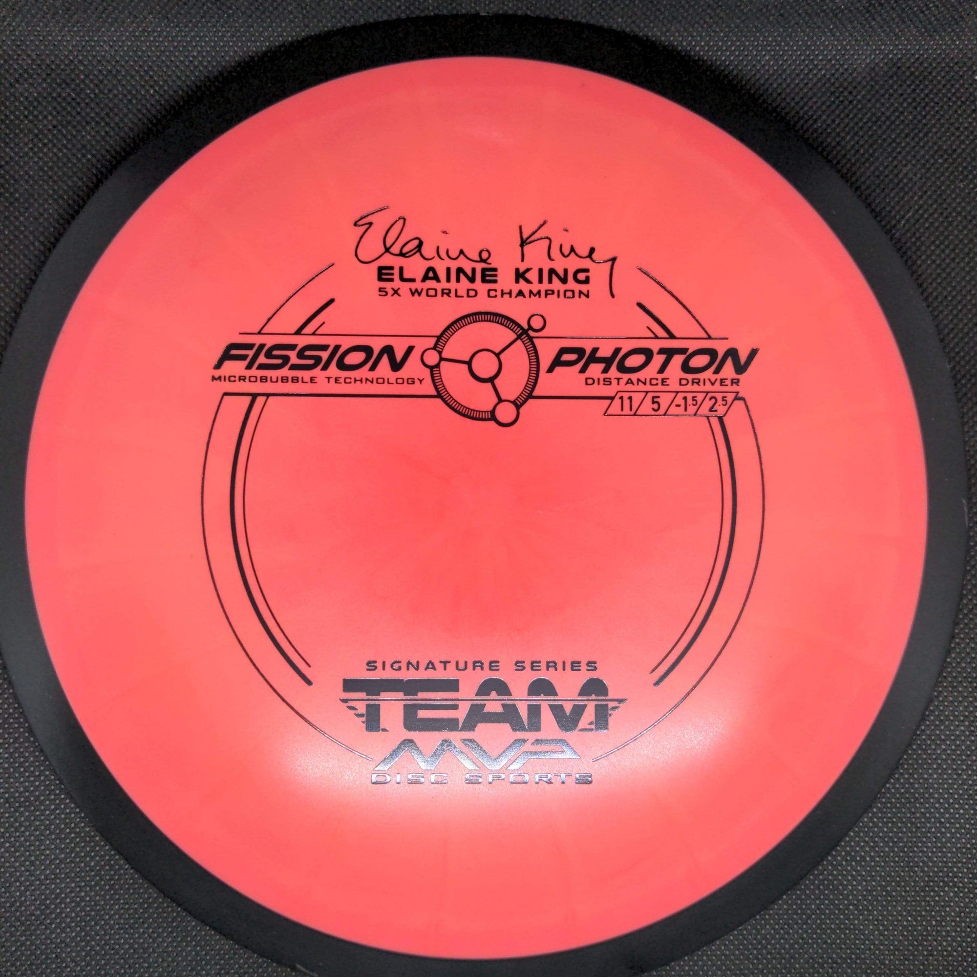 MVP Distance Driver Red 172g Fission Photon - Elaine King 5x champion