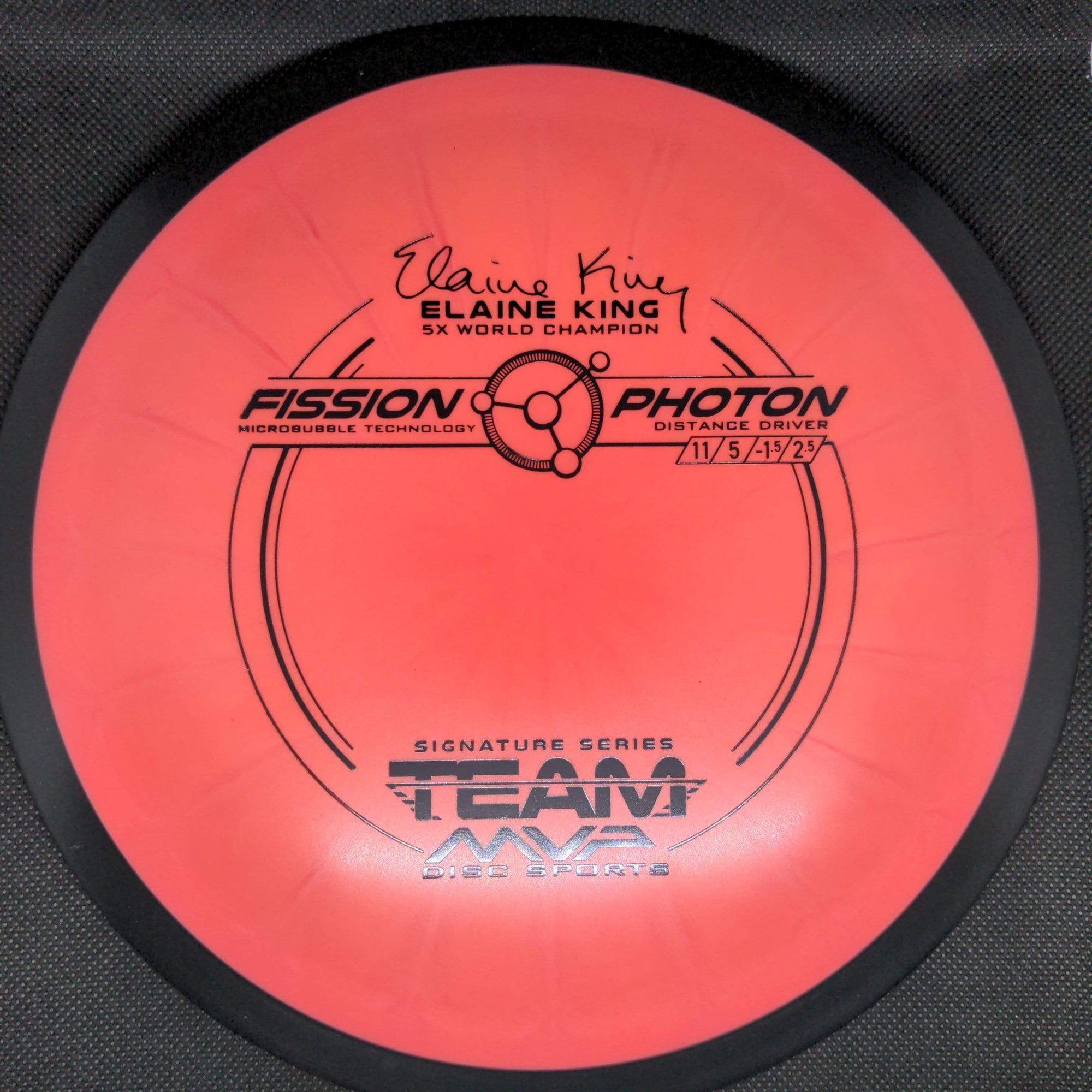 MVP Distance Driver Red 174g Fission Photon - Elaine King 5x champion