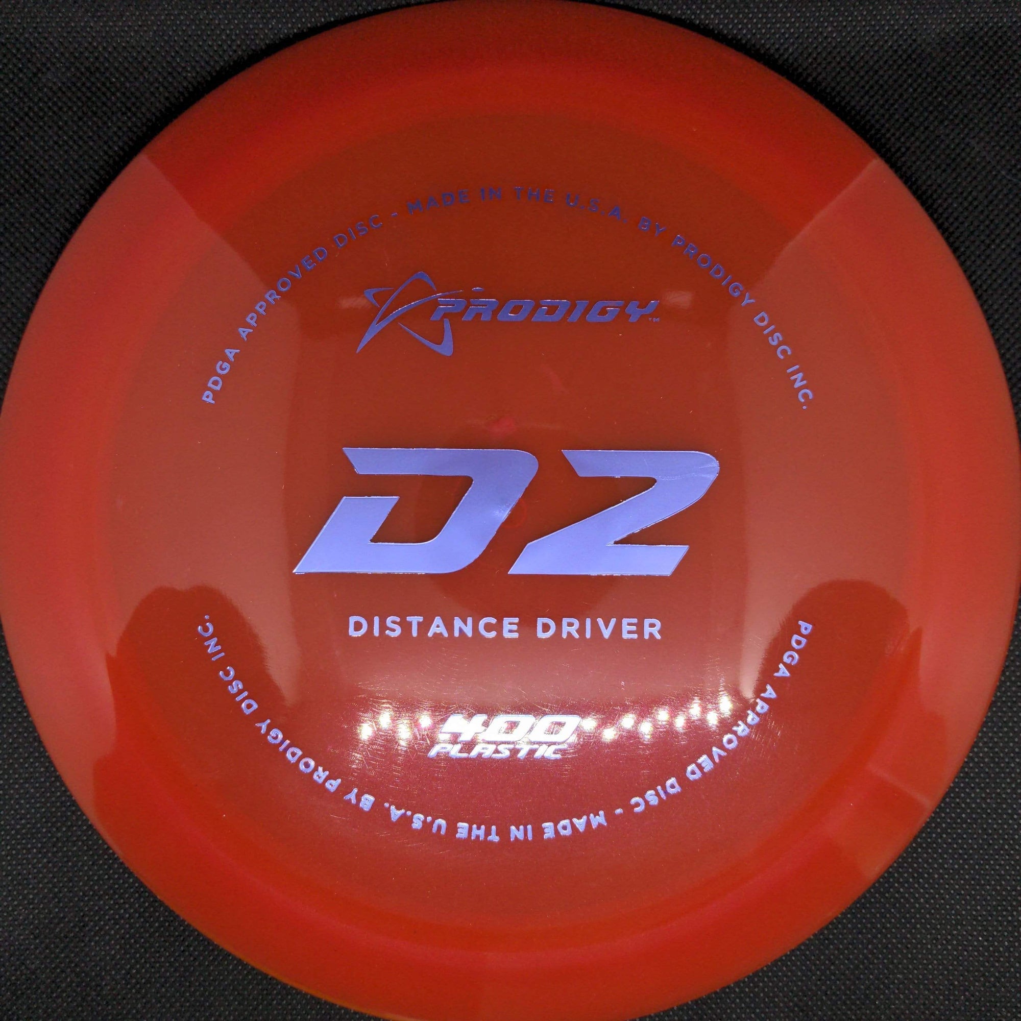 Prodigy Distance Driver Red Blue/Purple Stamp 174g D2 - 400 Plastic