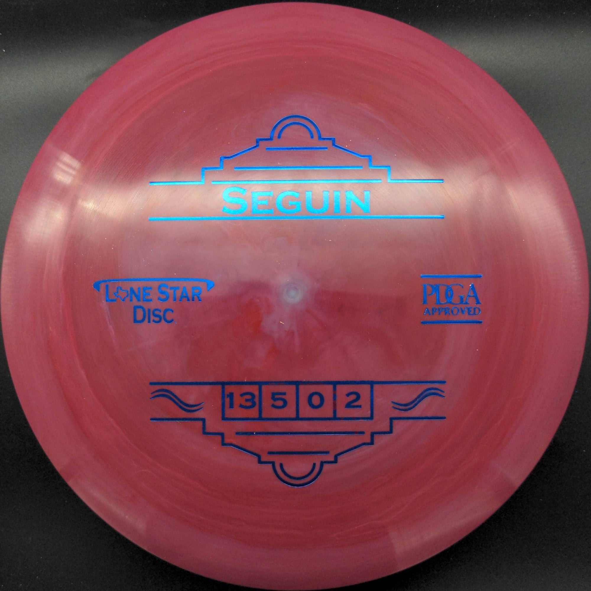 Lone Star Discs Distance Driver Red Blue Stamp 174g Seguin, Bravo Plastic