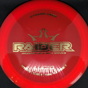 Dynamic Discs Distance Driver Red Gold Stamp 172g Lucid Raider