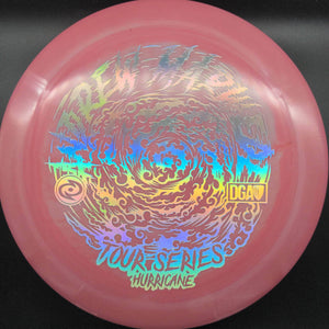 DGA Distance Driver Red Holo Stamp 174g 2 Hurricane, Swirl Proline, Andrew Marwede Tour Series