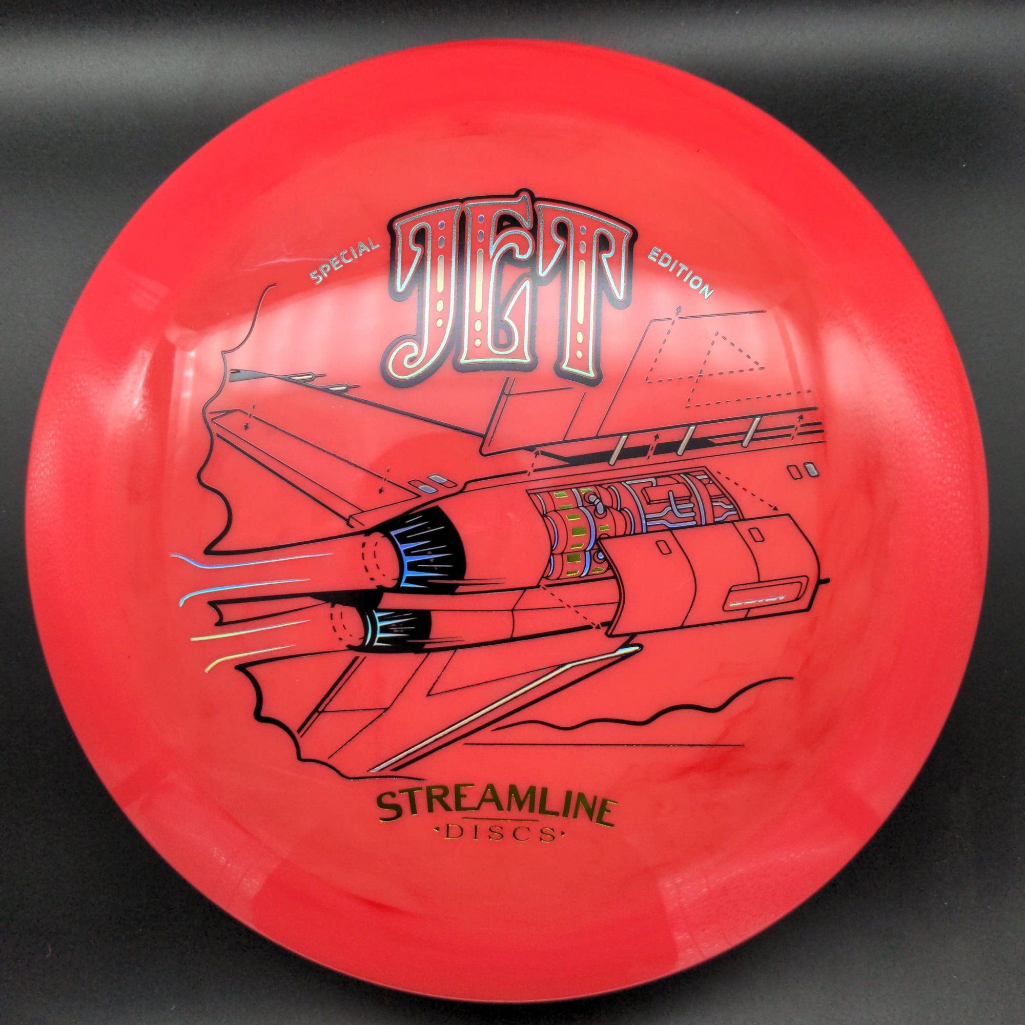 MVP Distance Driver Red Yellow Stamp 168g Jet Neutron, Special Edition