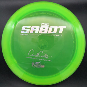 Millennium Discs Distance Driver Sabot, Garrett Gurthie, Hyzerbomb Recon, First Run