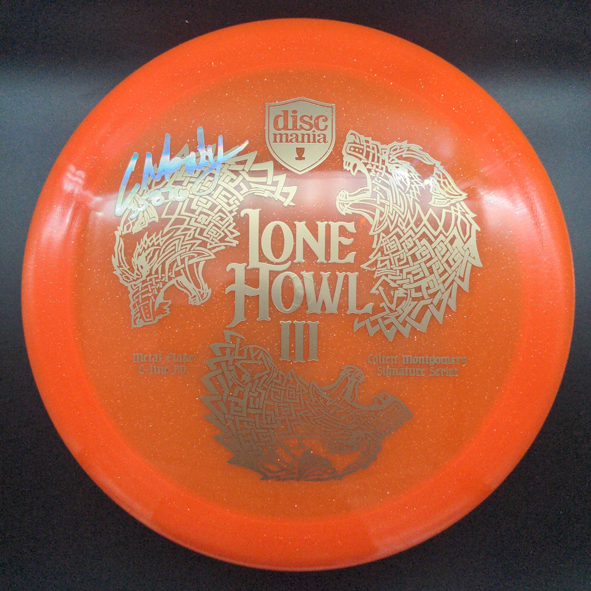 Discmania Distance Driver Stamp Signed Series Colten Montgomery Lone Howl 3, Metal Flake C-line PD