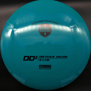 Discmania Distance Driver Teal Black Stamp 174g DD3, S-Line