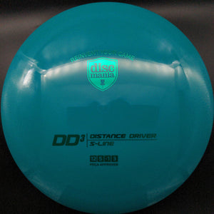 Discmania Distance Driver Teal Green Stamp 175g 2 DD3, S-Line