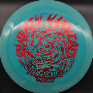 DGA Distance Driver Teal Red Line Stamp 174g Hurricane, Swirl Proline, Andrew Marwede Tour Series