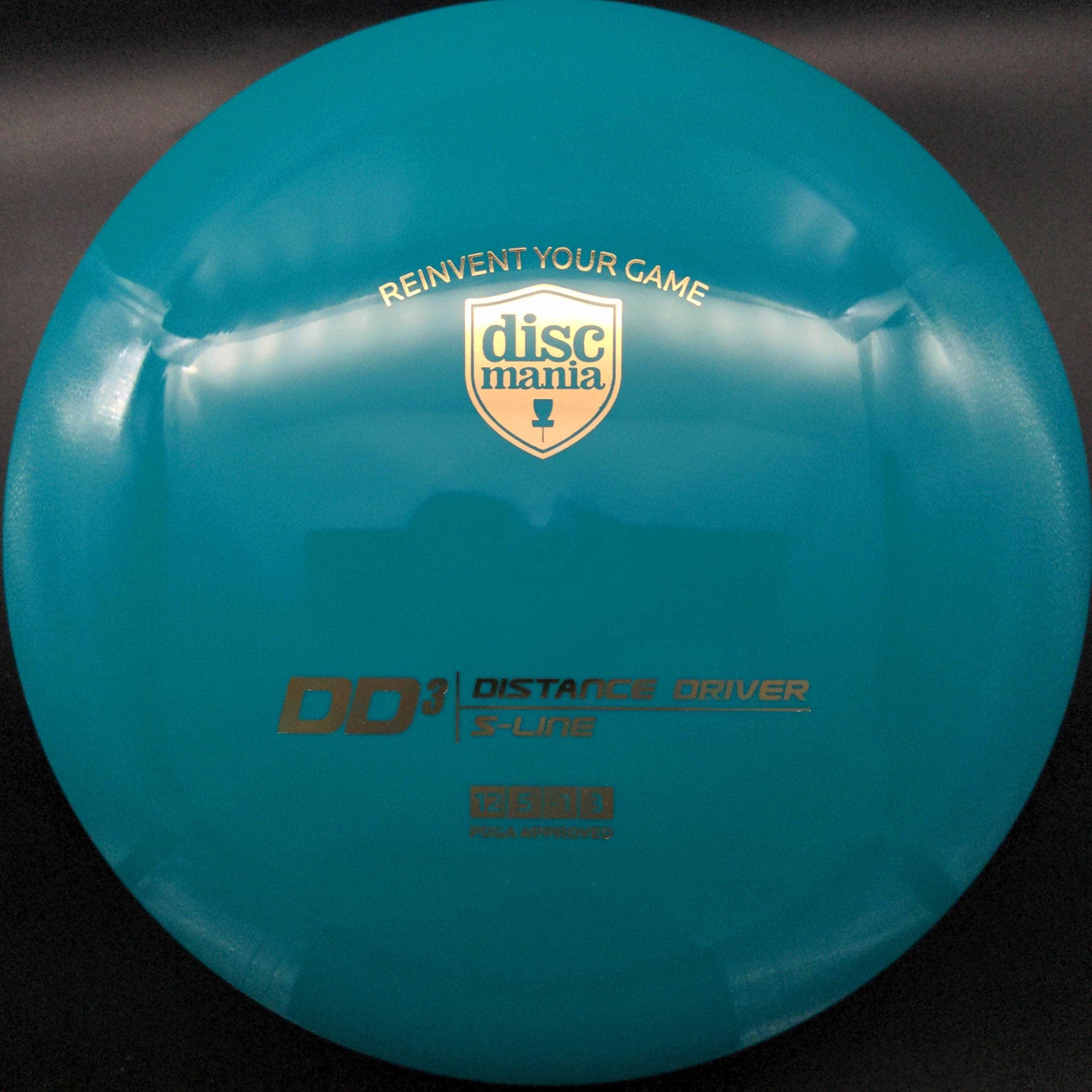 Discmania Distance Driver Teal Silver Stamp 173g DD3, S-Line