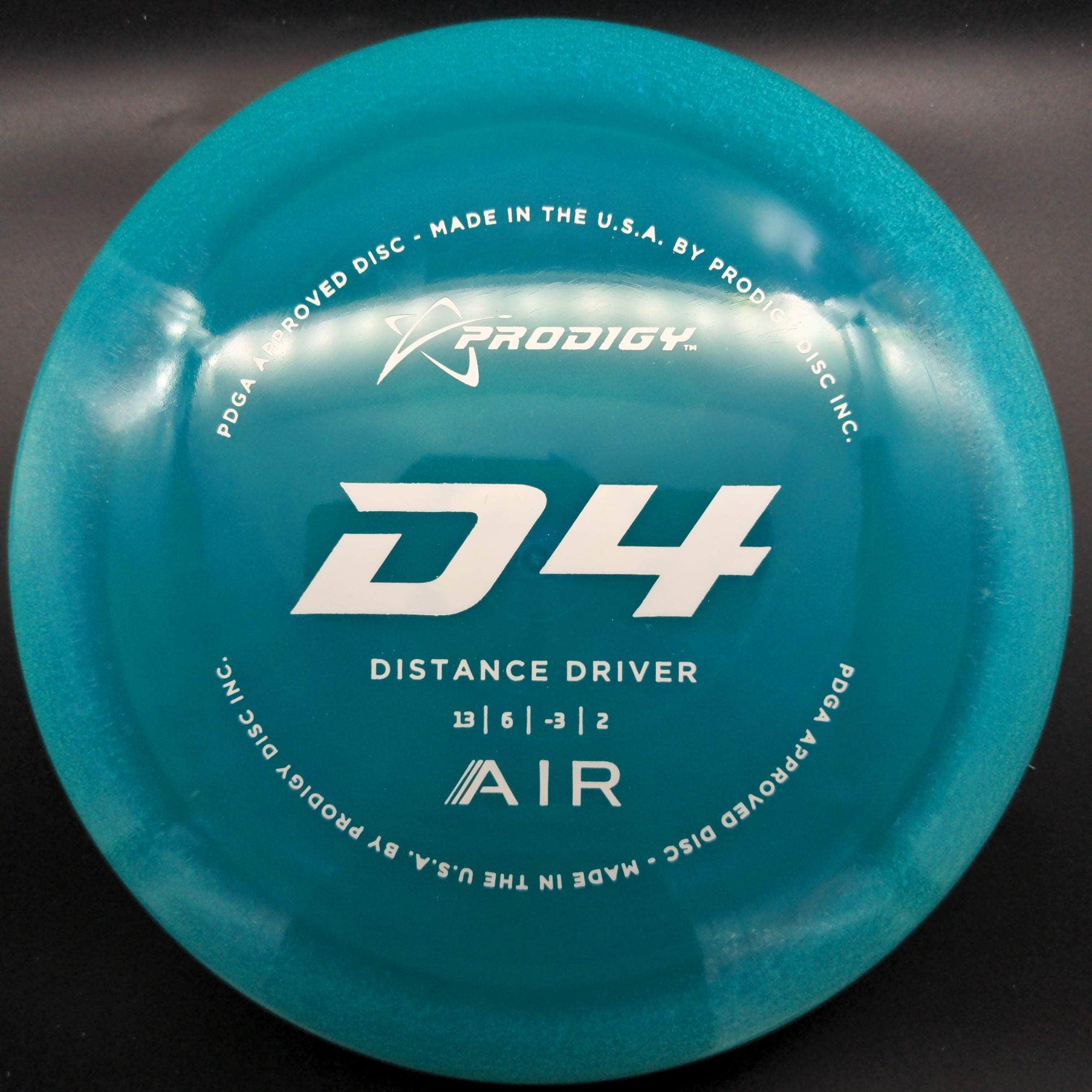 Prodigy Distance Driver Teal White Stamp 162g D4 - Air Plastic