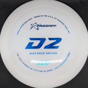 Prodigy Distance Driver White Blue Stamp 173g D2 - 400G Plastic