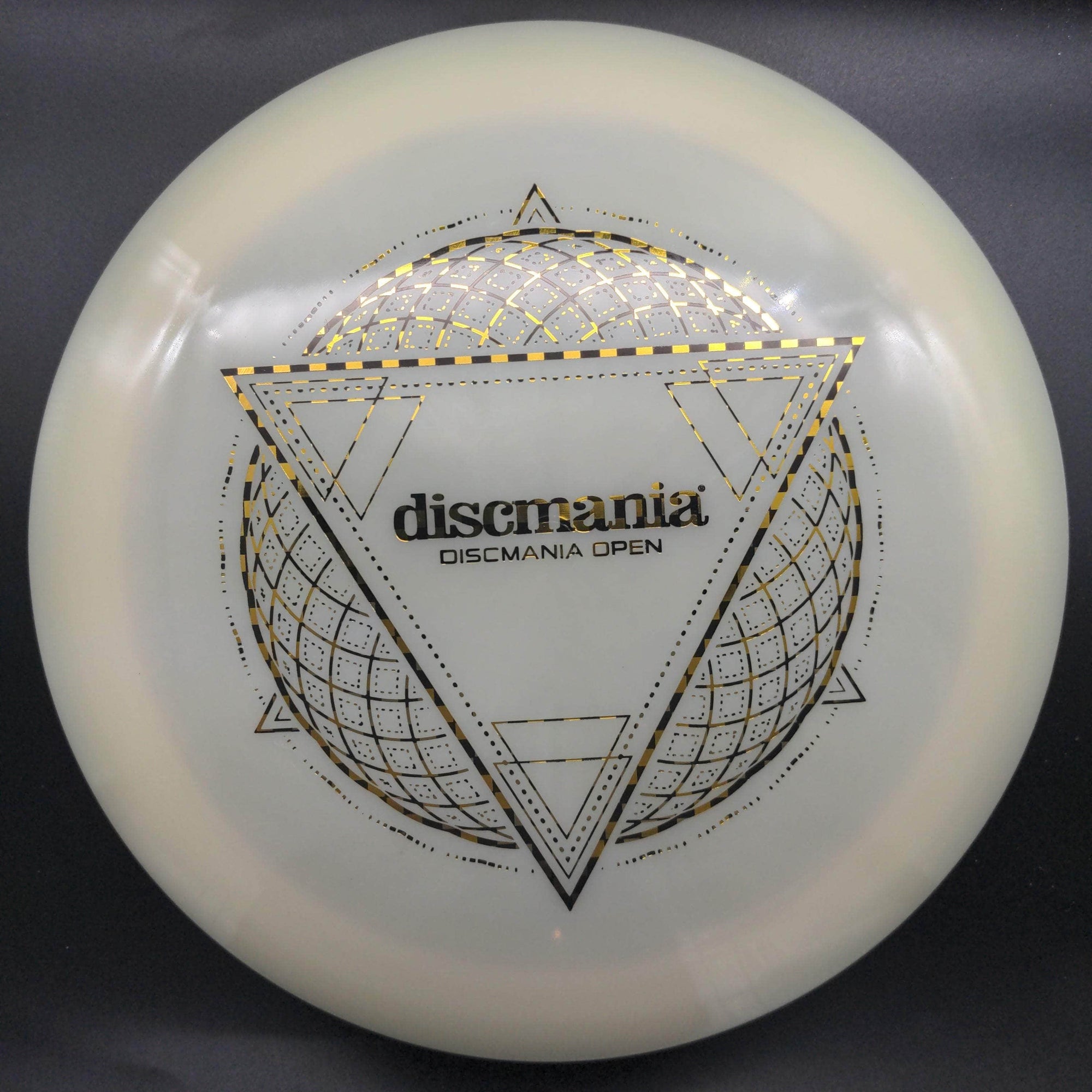 Discmania Distance Driver White Checked Stamp 175g 3 Enigma, Lumen Plastic, Discmania Open