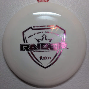 Dynamic Discs Distance Driver White Light Purple Stamp 174g Fuzion Raider